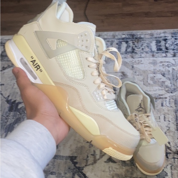 Size 8.5 Off white Sail 4’s - Picture 1 of 3